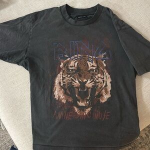 Anine Bing Tiger T Shirt Size Medium